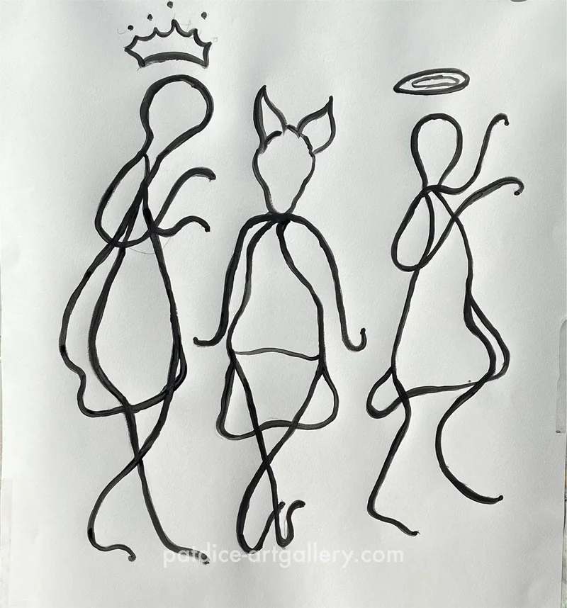 Angle, Princess, Horse Face (Print)
