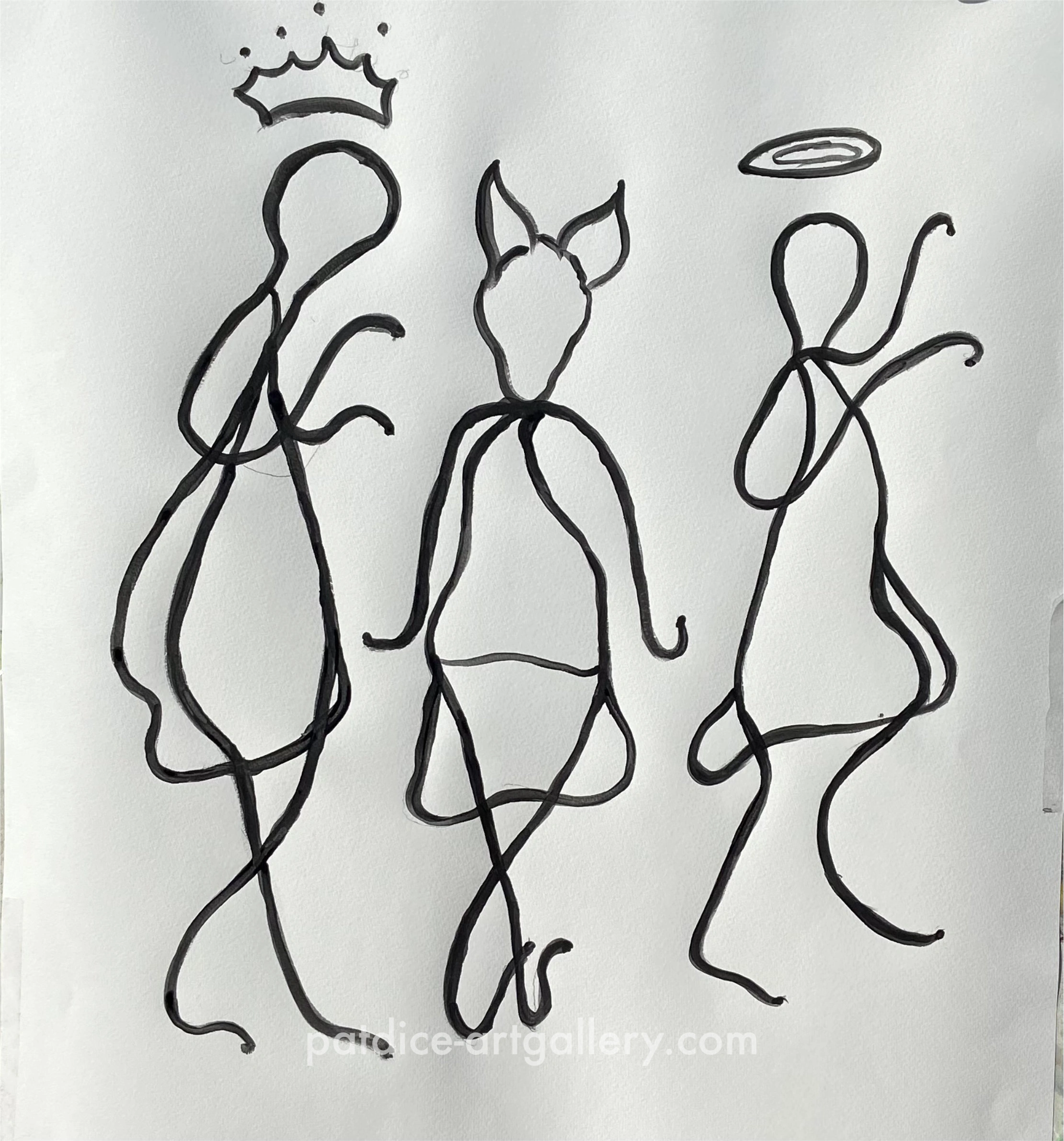 Angle, Princess, Horse Face (Print) — full resolution