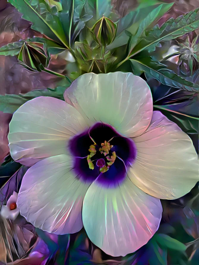 Kenaf Flower  AI